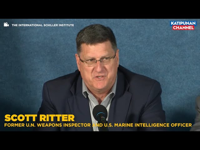 SCOTT RITTER: "America is here only to use you (Philippines) until there’s nothing left."