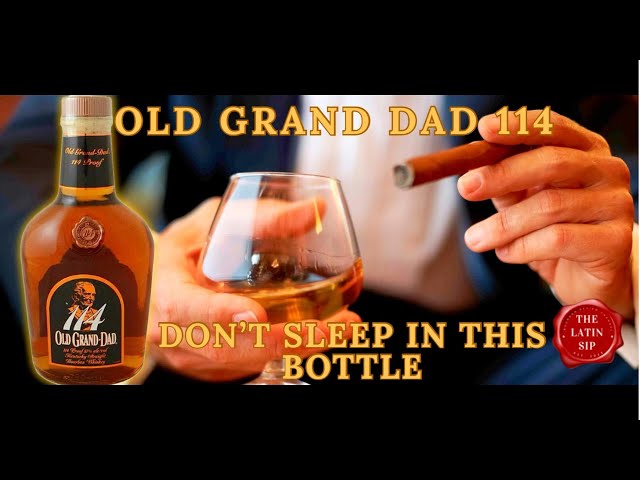 OLD GRAND DAD 114 BOURBON DON'T SLEEP IN THIS BOTTLE !