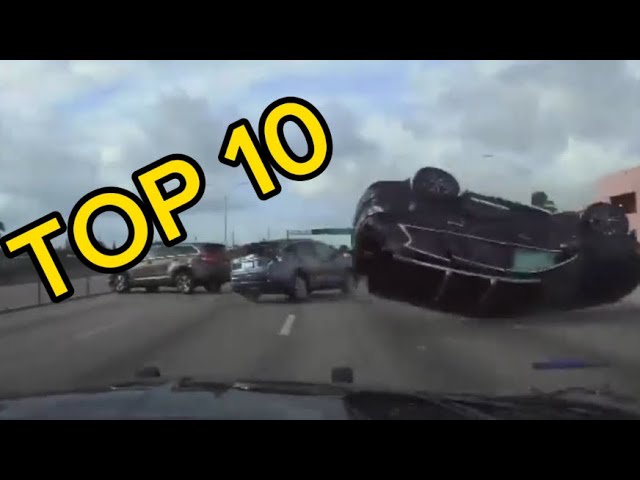 10 Wild Accidents Caught on Police Dash Cam