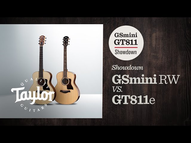 Taylor Guitars Showdown: GS Mini Rosewood vs. GT 811e
