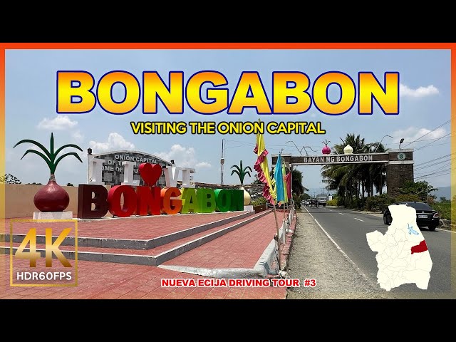 Scenic Drive Through Bongabon, Nueva Ecija: Exploring the Onion Capital in a Short Journey | 4K