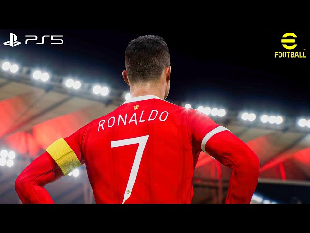 eFootball PES 2022 (Version 1.1.0) - Man United vs. Barcelona - PS5 Gameplay | 4K