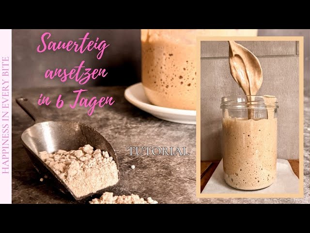 How to make sourdough starter? Simple tutorial with lots of tips. Make your own sourdough in 6 days