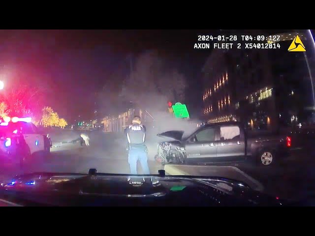 DASHCAM VIDEO: Fort Worth police release footage showing chase with suspected drunk driver