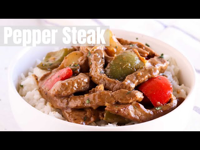 Cook Up Something Delicious Tonight:  Incredible PEPPER STEAK!