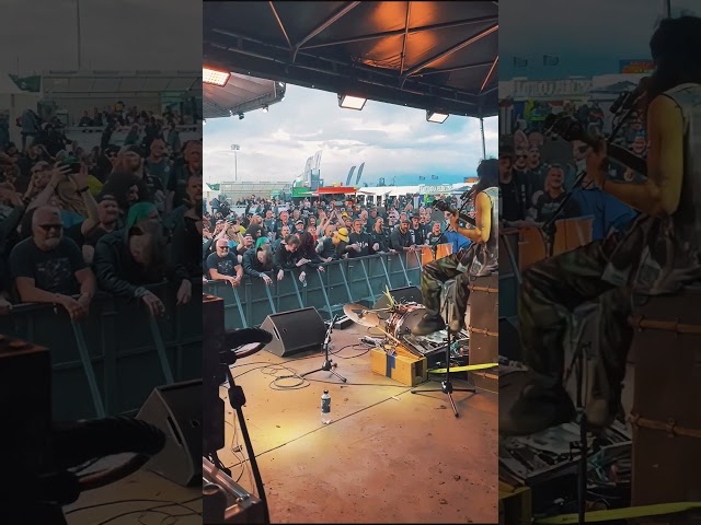 View from the stage at Wacken #liverockmusic #festivalseason #wackenopenair #footdrumm #stageview