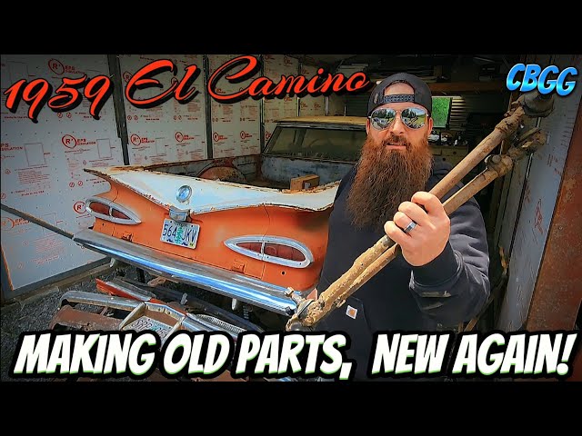 Restoring The Old Worn Out Suspension, To New Again On This Very Rusty 1959 Chevy El Camino!