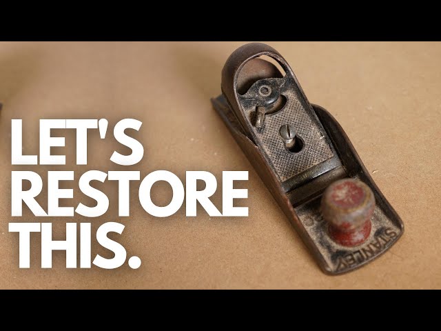 Stanley Hand Plane Restoration // How to Remove Rust From Tools