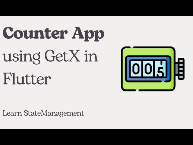 🚀 Build a Counter App with Flutter and GetX! 📱 | Flutter Tutorial