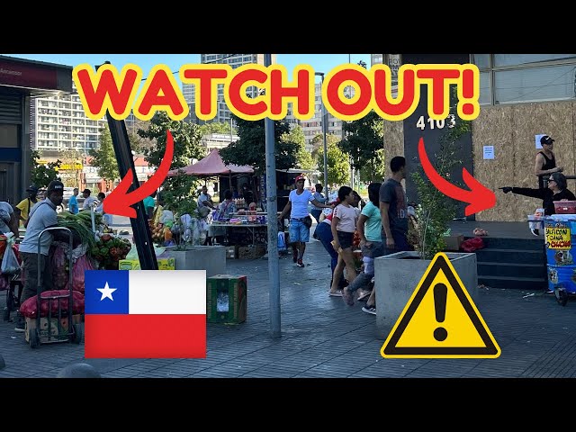 🇨🇱 Is SANTIAGO Chile SAFE to visit? 🚨 Five safety tips! (2024 UPDATE)