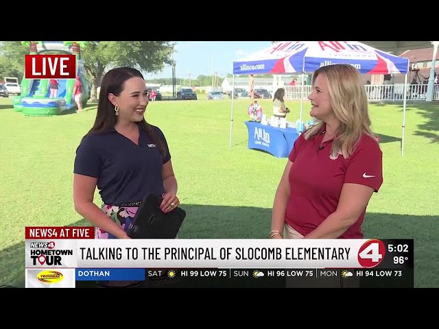 News4 Hometown Tour 2024: Talking to the principal of Slocomb Elementary