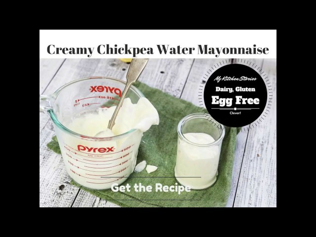 Chickpea water Mayonnaise - My Kitchen Stories- Cook, Travel, Eat