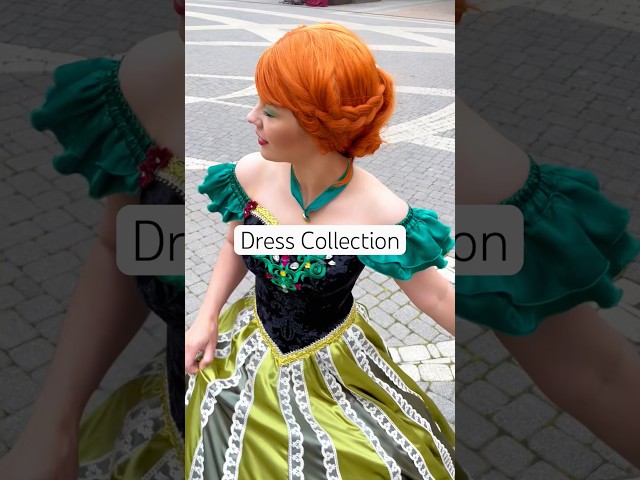 Dress Collection🩷#disneyprincess #disneycosplay #cosplay #ariel #jasmine #aurora #tiana #moana