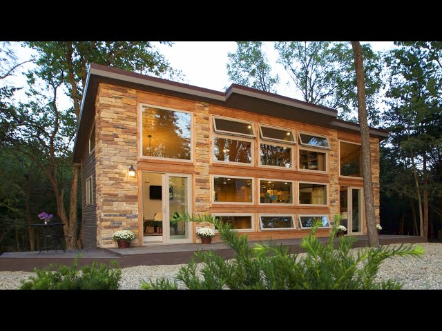 The Coziest Chalet Tiny House Foundation for Family of 7