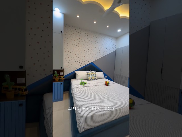 Simple yet elegant Kid’s Room💙#interiordesign #kidsroom #interiør #trend #trendingnow #acedivino