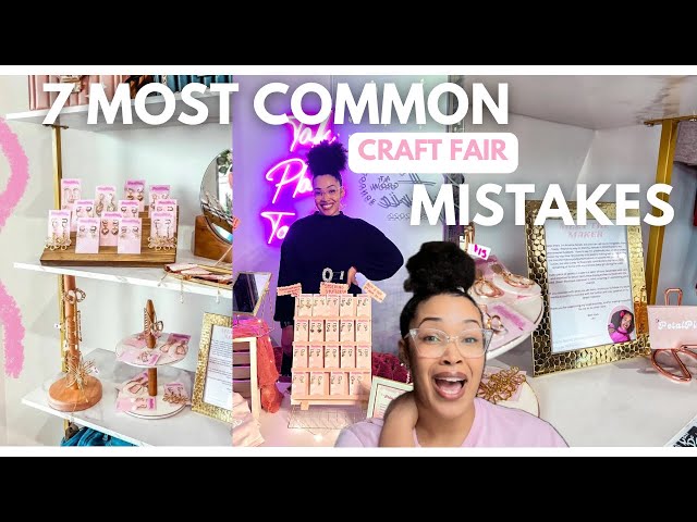 7 Most Common Pop Up Shop Mistakes | Craft Fair & Vendor Booth Do's & Don'ts | Studio Chit Chat!!!