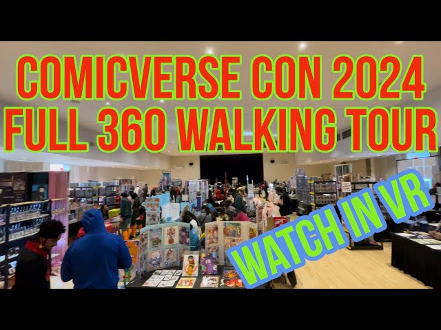 Comicverse Con 2024 VR walking tour