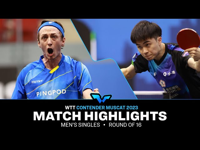 Lin Yun Ju vs Liam Pitchford | MS R16 | WTT Contender Muscat 2023