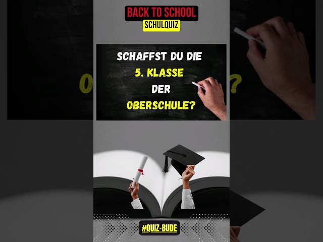 5. Klasse Oberschule - Quiz #shorts #quiz #viral