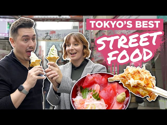 Must Try Japanese Street Food in Ueno, Tokyo ft. @AbroadinJapan