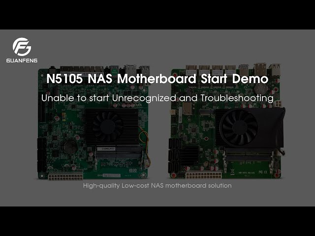 N5105 NAS Motherboard Start Demo