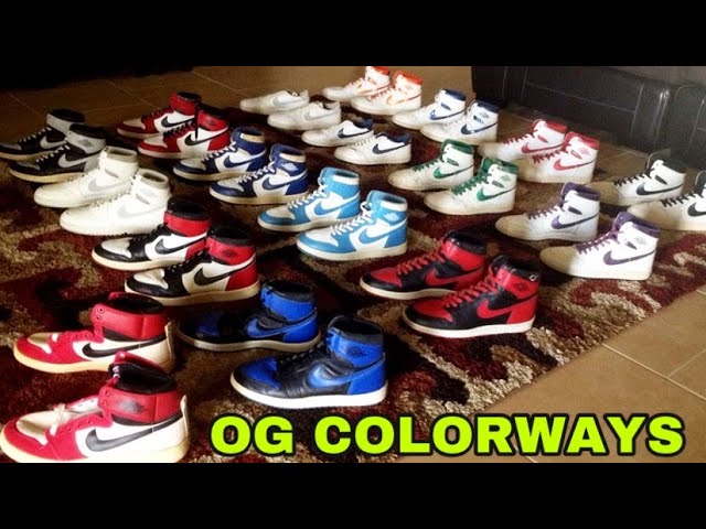 Every Air Jordan 1 Original Colorway - History of Sneakers