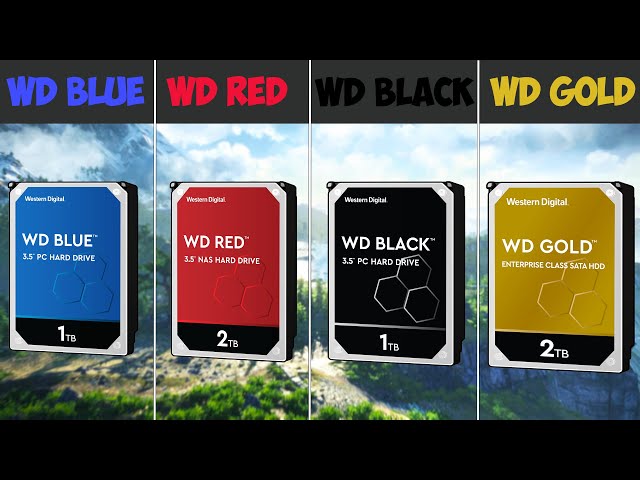 WD BLUE vs WD RED vs WD BLACK vs WD GOLD - HDD Loading Time Comparison