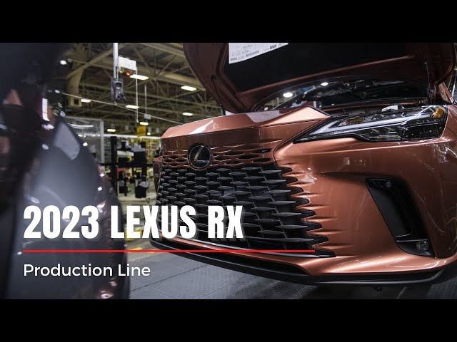 2023 Lexus RX Production Line - What Happens Inside the Canadian Car Factory