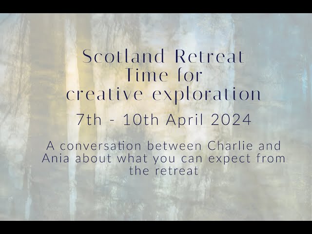 Time for creative exploration - Scotland creative photography retreat 2024