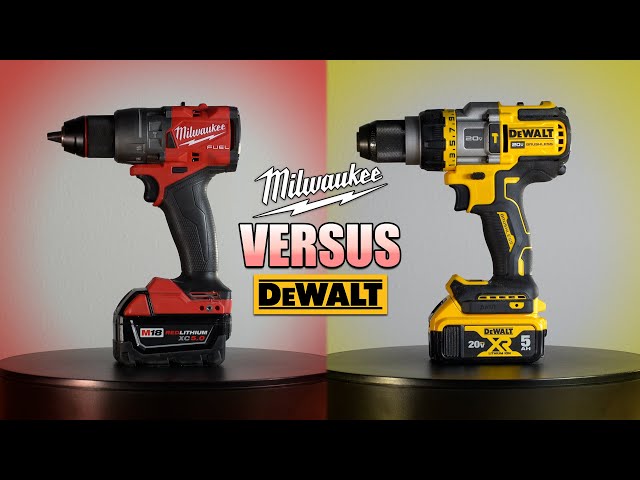 Milwaukee vs DeWalt Hammer Drill - Flexvolt DCD999 vs M18 Fuel 2904