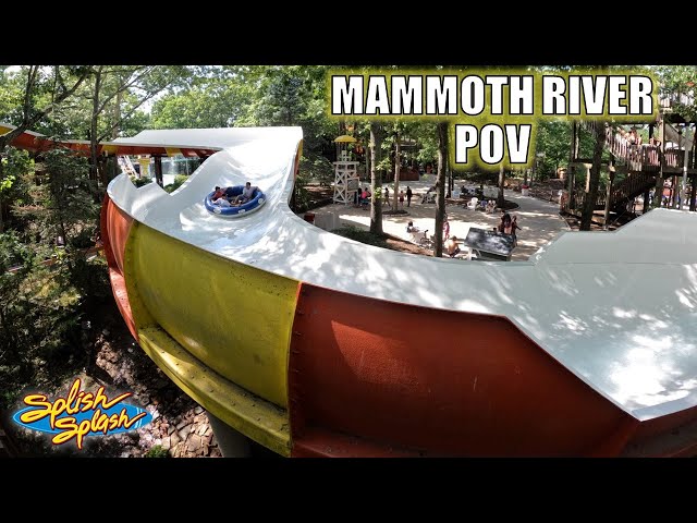 Mammoth River POV (4K 60FPS), Splish Splash Family Raft Slide | Non-Copyright