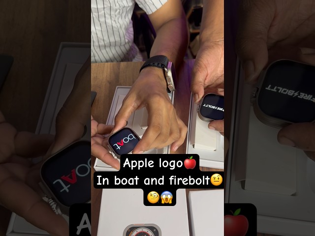 Apple logo code😳⌚️ | boat and firebolt 💯✅ #smartwatch #shorts