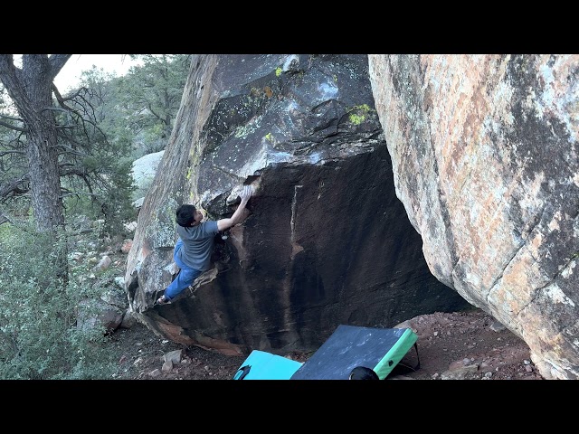 Red Rock Bouldering - Oak Creek - George Dickel V8