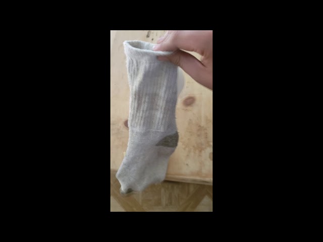 sock + lotion =