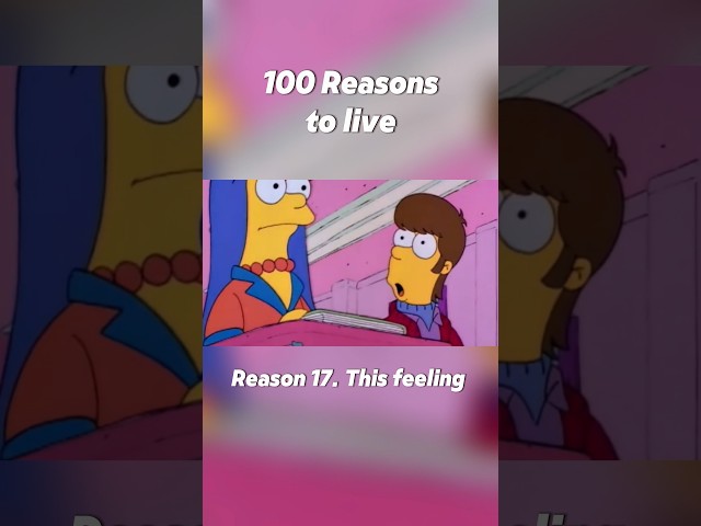 When the Simpsons were good. 100 Reasons to live! #thesimpsons #homersimpson #march