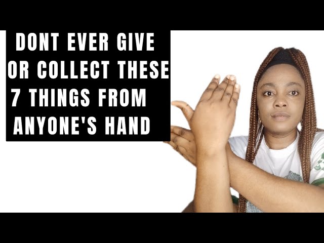 7 THINGS YOU SHOULD NEVER COLLECT FROM ANYONE  - NEVER SHARE THIS IF YOU WANT THINGS TO CHANGE
