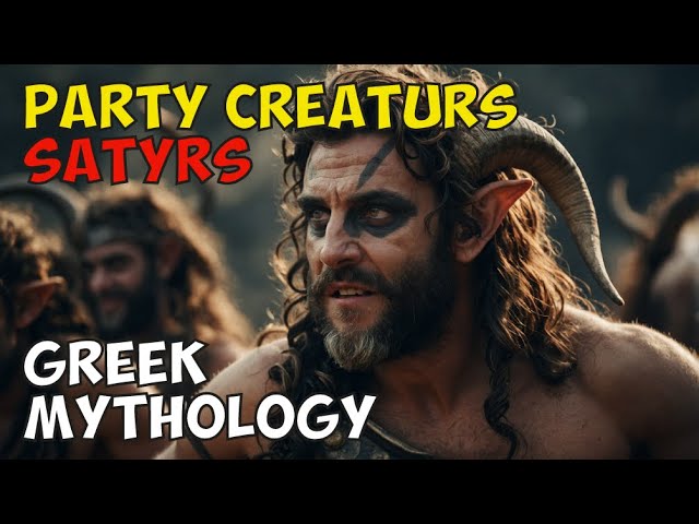 The party creaturs of ancient Greece | Satyrs | Greek Mythology