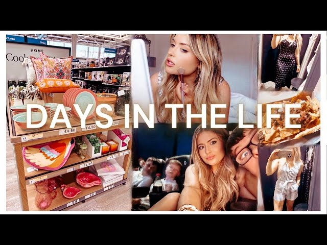 NEW IN DUNELM, HOME BARGAINS, F&F & NEW LOOK, MAKEUP ROUTINE, CINEMA TRIP & TESCO FOOD HAUL