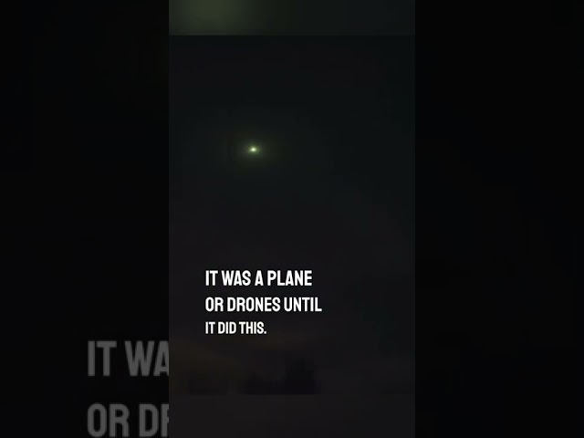 They filmed UFOs in the sky 😱
