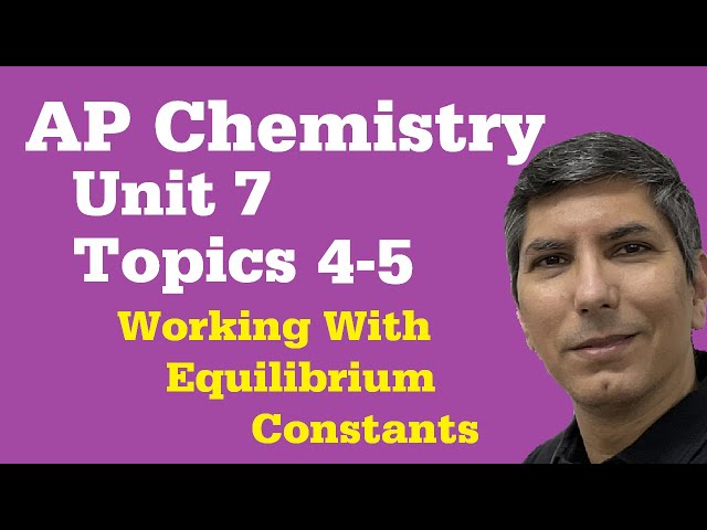 Magnitude of the Equilibrium Constant - AP Chem Unit 7, Topics 4-5