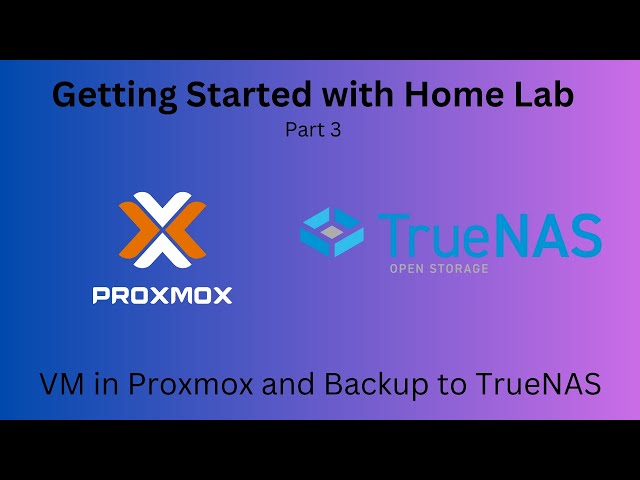 Creating a VM in Proxmox & NFS backups to TrueNAS