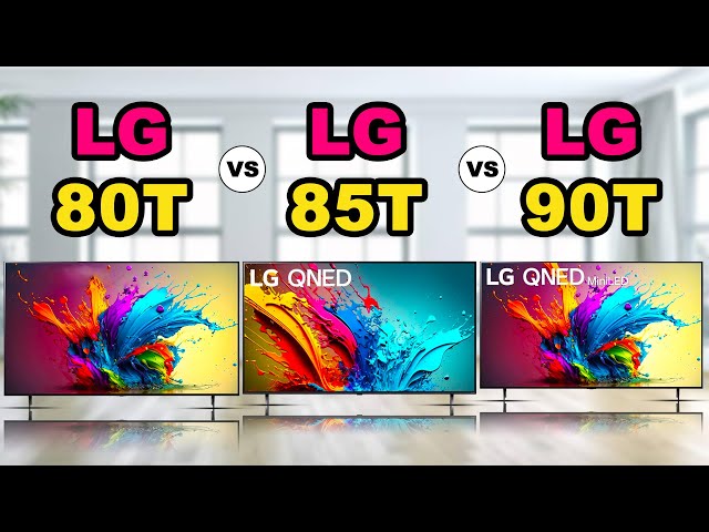 LG 80T QNED vs 90T QNED vs 85T QNED mini LED LCD TV