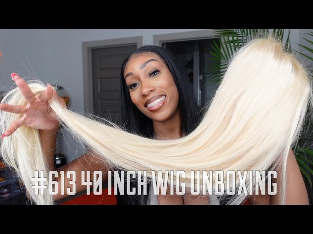 40 INCH #613 13x4 LACE FRONT WIG AFFORDABLE 613 WIG ALIEXPRESS SILKWAVE HAIR