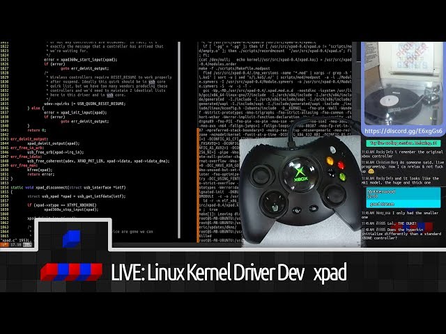 LIVE: Linux Kernel Driver Development: xpad