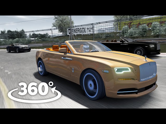 360° Rolls Royce Dawn car interior view VR Experience