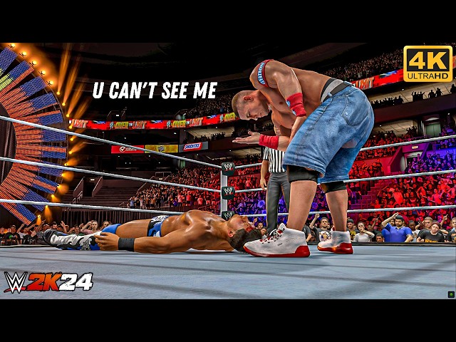 WWE 2K24 - John Cena vs. The Miz - WWE Title “I Quit” Match - WWE Over the Limit 2011