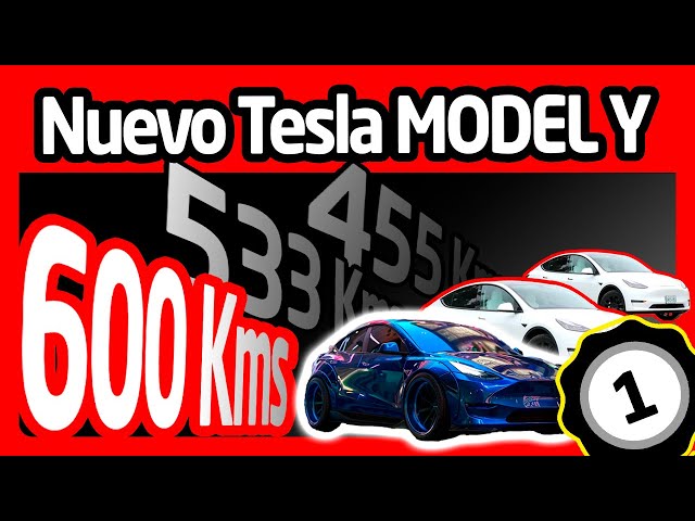 ¡HASTA 600 Kms! "¡Descubre el Nuevo Tesla Model Y: Tracción Trasera y Gran Autonomía!