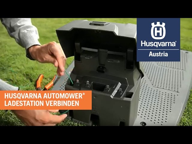 Husqvarna Automower® Installation Schritt 4 - Verbindung mit der Ladestation