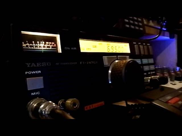 Wolverine Radio 6950 USB - Pirate Shortwave SSTV QSL card - Yaesu 747GX