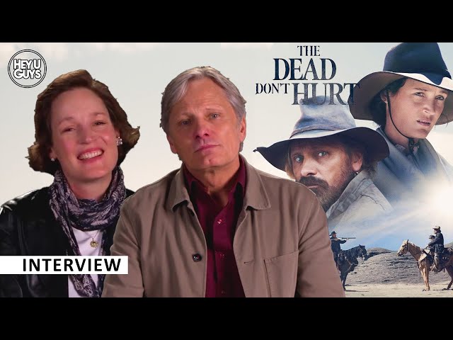 Vicky Krieps & Viggo Mortensen | The Dead Don't Hurt Interview | Why direct a Western? | Emotional